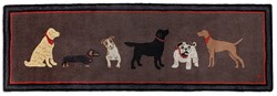 Show details for Dogs Welcome on Brown  Picture of Dogs Welcome on Brown