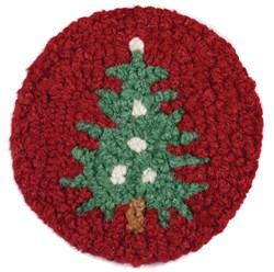Show details for Christmas Tree on Red Picture of Christmas Tree on Red