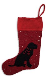 Show details for Black Lab With Scarf  Picture of Black Lab With Scarf