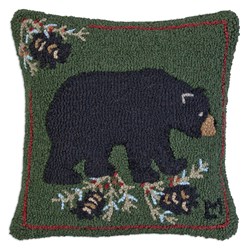 Show details for Black Bear with Cones  Picture of Black Bear with Cones