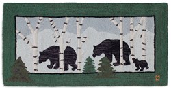 Picture of Three Bears in Birch Woods